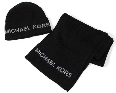 michael kors hat and scarf set white|michael kors scarf men.